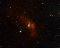NGC7635: The Bubble Nebula in Red