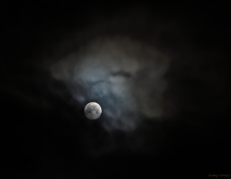 The Moon through the Clouds