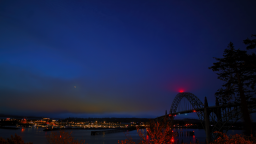 Morning Yaquina Bay Bridge