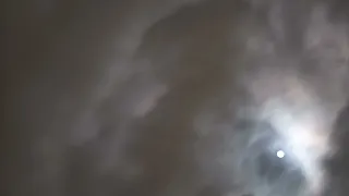 The bright moon can't quite overpower the Pleiades, but it's the clouds that end up with the last word in this timelapse.