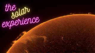 Explore the surface of the sun. View prominences, filaments, sunspots and solar flares in the chromosphere with the aid of a hydrogen alpha filtered solar telescope.